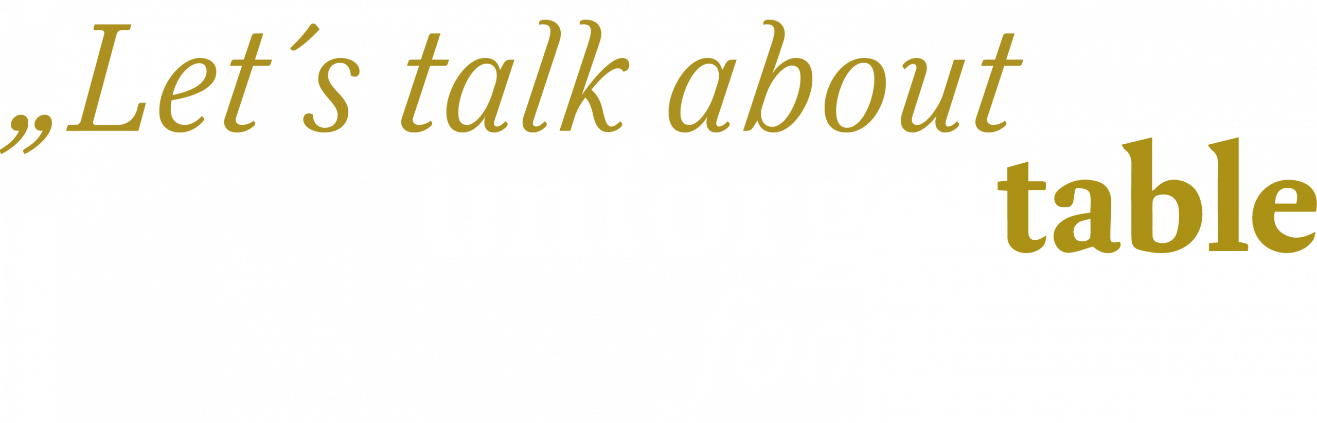 unforgetable_food_weiss Logo Let's talk about unforgettable food